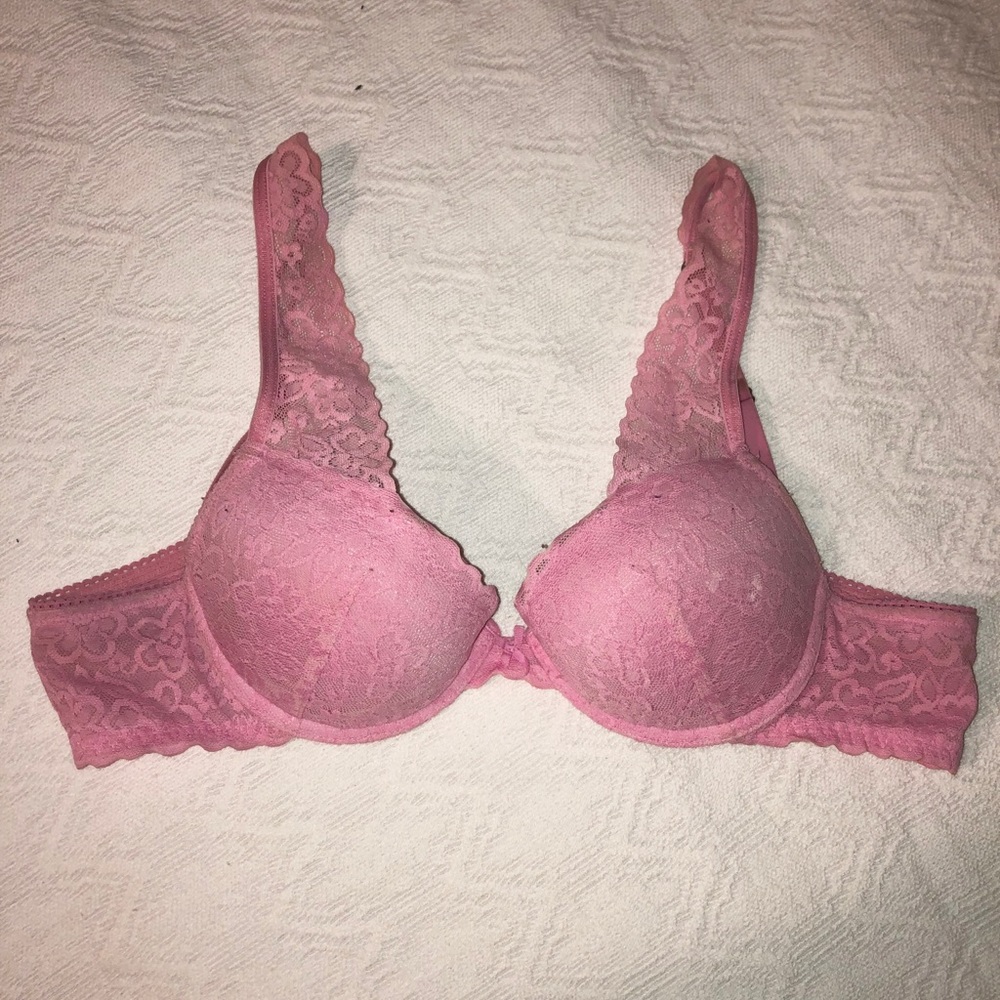 Aerie Pink Lace Bra 32B